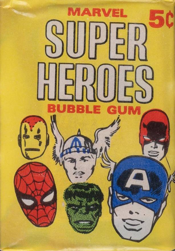1966 Marvel Super Heroes Wax Pack #WP Non-Sports Card