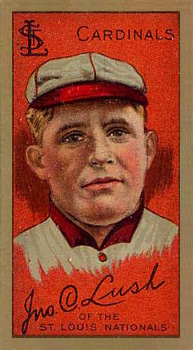 1911 Gold Borders Jno. C. Lush #129 Baseball Card