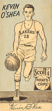1950 Scott's Potato Kevin O'Shea # Basketball Card