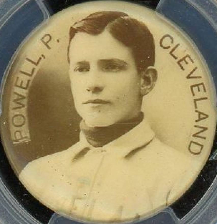 1898 Cameo Pepsin Gum Pins Jack Powell (Cleveland) # Baseball Card