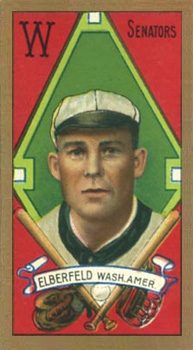 1911 Gold Borders Kid Elberfeld #62 Baseball Card