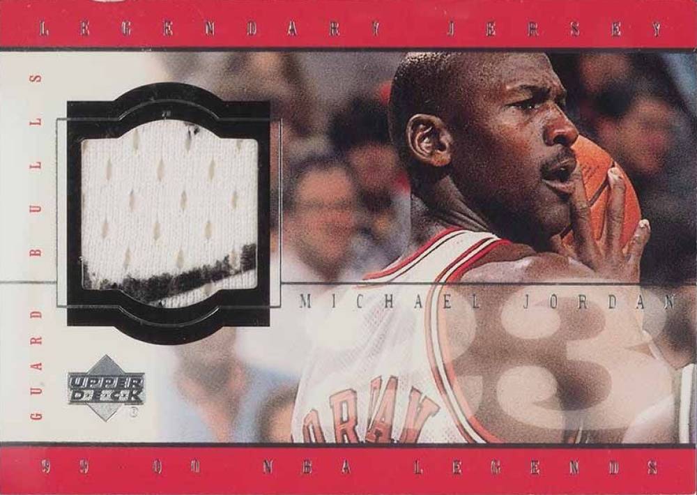 2000 Upper Deck Century Legends Legendary Jersey Michael Jordan #MJ-J Basketball Card