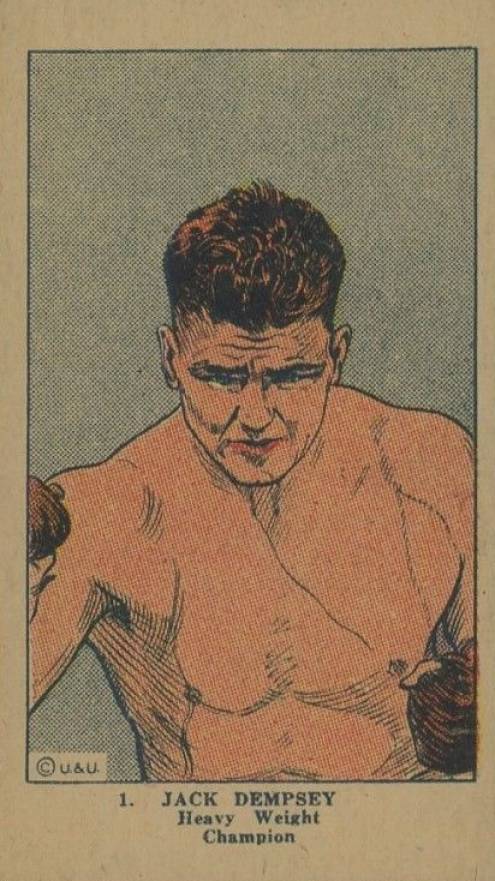 1923 Strip Card Jack Dempsey #1 Other Sports Card