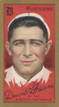 1911 Gold Borders Broadleaf Back David Shean #183 Baseball Card