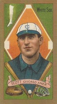 1911 Gold Borders Broadleaf Back Jim Scott #181 Baseball Card