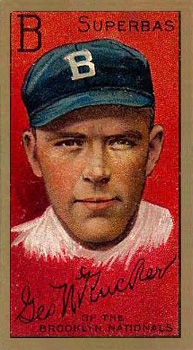 1911 Gold Borders Broadleaf Back George Rucker #175 Baseball Card