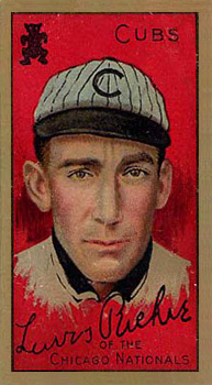 1911 Gold Borders Broadleaf Back Lewis Richie #173 Baseball Card