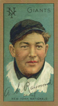 1911 Gold Borders Broadleaf Back A. L. Raymond #171 Baseball Card
