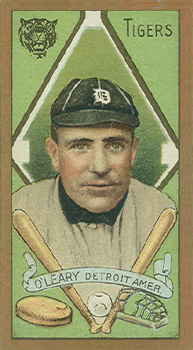 1911 Gold Borders Broadleaf Back Charley O'Leary #159 Baseball Card