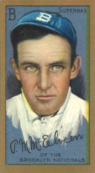 1911 Gold Borders Broadleaf Back P. L. McElveen #138 Baseball Card