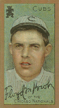 1911 Gold Borders Broadleaf Back Floyd M. Kroh #114 Baseball Card
