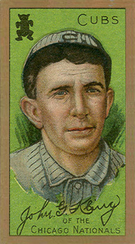 1911 Gold Borders Broadleaf Back John G. Kling #110 Baseball Card