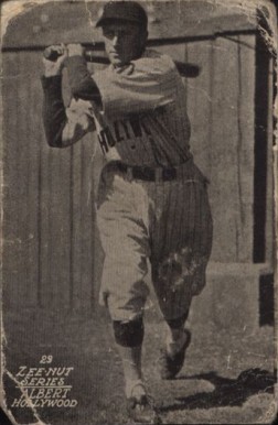 1929 Zeenut Albert #1 Baseball Card