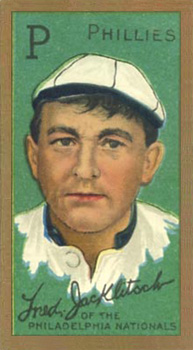 1911 Gold Borders Broadleaf Back Fred Jacklitsch #101 Baseball Card