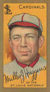1911 Gold Borders Broadleaf Back Miller Huggins #99 Baseball Card