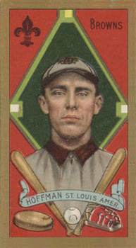 1911 Gold Borders Broadleaf Back Danny Hoffman #98 Baseball Card