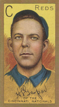 1911 Gold Borders Broadleaf Back H. L. Gaspar #77 Baseball Card