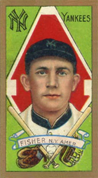 1911 Gold Borders Broadleaf Back Ray Fisher #68 Baseball Card