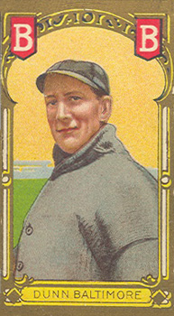 1911 Gold Borders Broadleaf Back Jack Dunn #59 Baseball Card