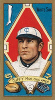 1911 Gold Borders Broadleaf Back Hugh Duffy #58 Baseball Card