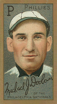 1911 Gold Borders Broadleaf Back Michael Doolan #53 Baseball Card