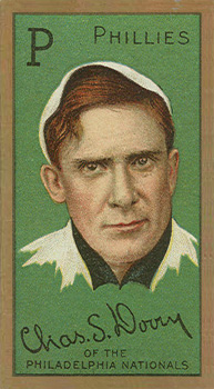 1911 Gold Borders Broadleaf Back Chas. S. Dooin #52 Baseball Card