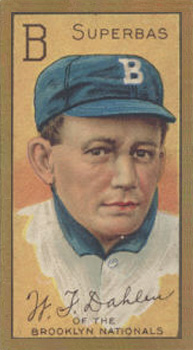 1911 Gold Borders Broadleaf Back W. F. Dahlen #45 Baseball Card