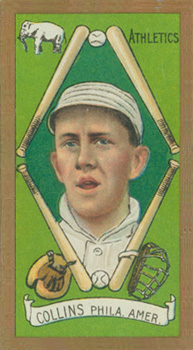 1911 Gold Borders Broadleaf Back Collins Phila. Amer. #39 Baseball Card