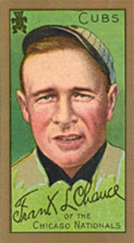 1911 Gold Borders Broadleaf Back Frank Chance #31 Baseball Card