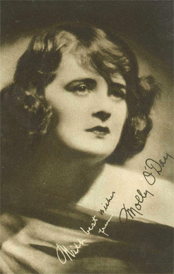 1935 Blatz Gum Screen Stars Molly O'Day #14 Non-Sports Card