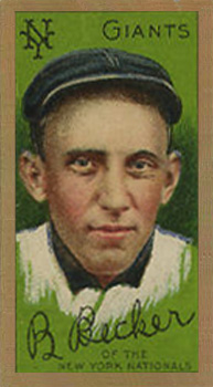 1911 Gold Borders Broadleaf Back B. Becker #15 Baseball Card