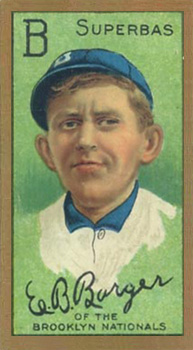 1911 Gold Borders Broadleaf Back E. B Barger #10 Baseball Card