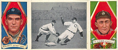 1912 Hassan Triple Folders Good Play at Third # Baseball Card