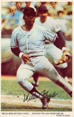 1972 Pro Star Promotions Willie Mays # Baseball Card