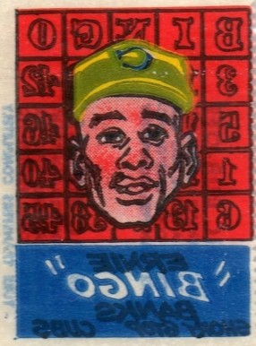 1961 Topps Magic Rub-Offs Ernie Banks #3 Baseball Card
