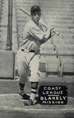 1933 Zeenut B&W Blakely # Baseball Card