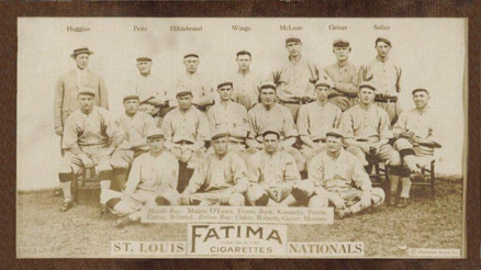 1913 Fatima Team Cards St. Louis Nationals # Baseball Card
