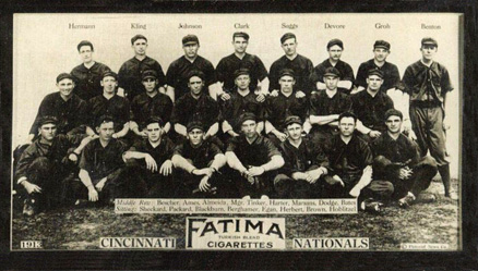 1913 Fatima Team Cards Cincinnati Nationals # Baseball Card