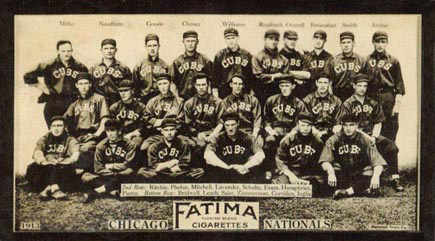 1913 Fatima Team Cards Chicago Nationals # Baseball Card