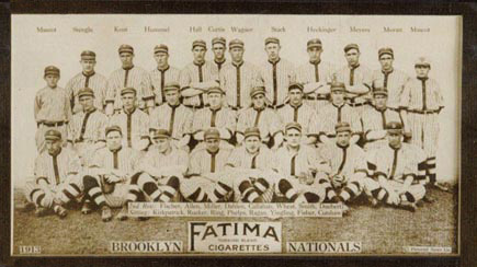 1913 Fatima Team Cards Brooklyn Nationals # Baseball Card