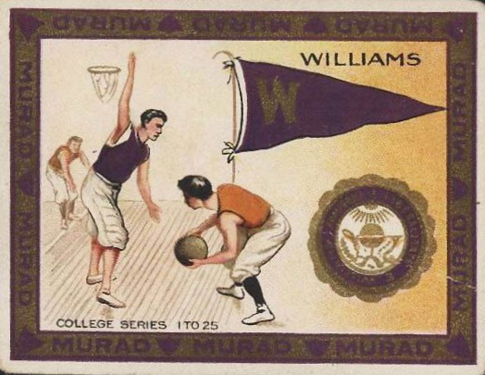 1910 Murad Cigarettes College Series Williams College # Other Sports Card