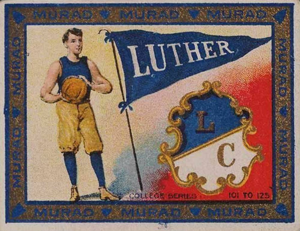 1910 Murad Cigarettes College Series Luther College # Other Sports Card