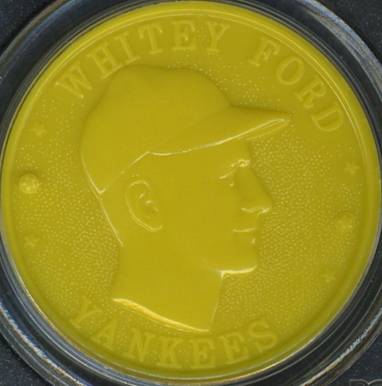 1960 Armour Coins Whitey Ford # Baseball Card
