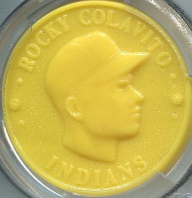 1960 Armour Coins Rocky Colavito # Baseball Card