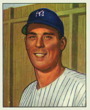 1950 Bowman Vic Raschi #100 Baseball Card