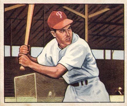 1950 Bowman Granny Hamner #204 Baseball Card