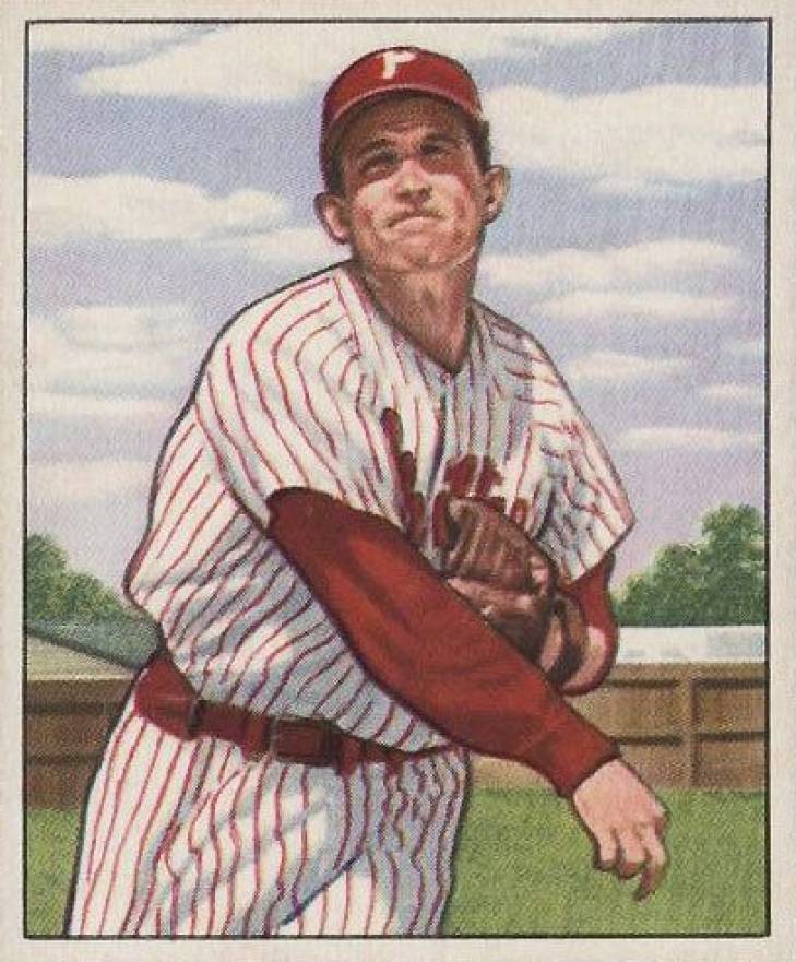 1950 Bowman Blix Donnelly #176 Baseball Card