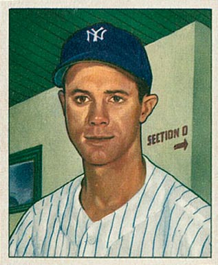 1950 Bowman Gus Niarhos #154 Baseball Card