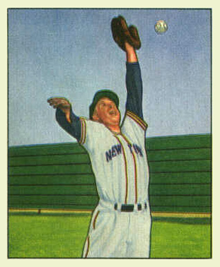 1950 Bowman Whitey Lockman #82 Baseball Card