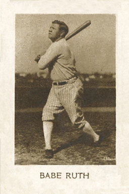 1928 Star Player Candy Babe Ruth # Baseball Card